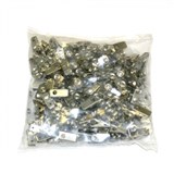GOLD SOVEREIGN ALLIGATOR CLIPS WITH STRAPS PACK 100