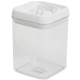 CONNOISSEUR FLIPTITE CANISTER SQUARE 17 LITRE CLEAR