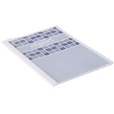 GOLD SOVEREIGN THERMAL BINDING COVER 8MM A4 WHITE BACK  CLEAR FRONT BOX 100