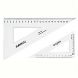 CELCO SET SQUARE 60 DEGREES 210MM CLEAR