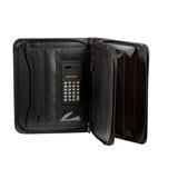 SPIRAX EXECUTIVE ZIPPERED COMPENDIUM A4 BLACK