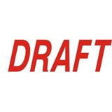 DESKMATE PREINKED MESSAGE STAMP DRAFT RED