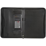 SPIRAX SLIMLINE ZIPPERED COMPENDIUM A4 BLACK