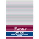WRITER EXAM PAPER QLD RULED YEAR 34 12MM A4 WHITE 250 SHEETS