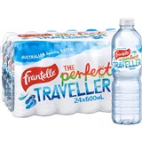 FRANTELLE SPRING WATER PET 600ML CARTON 24