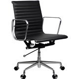 AERO MANAGERS CHAIR MEDIUM BACK ARMS PU BLACK