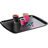 ITALPLAST SERVING TRAY 415 X 305MM BLACK