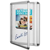 VISIONCHART NEO WHITEBOARD NOTICE CASE HINGED DOOR 1 LOCK 900 X 600MM