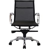 AERO MANAGERS CHAIR MEDIUM MESH BACK ARMS BLACK