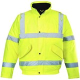 PORTWEST S463 HIVIS BOMBER JACKET YELLOW M