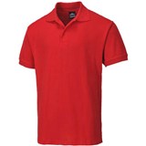 PORTWEST B210 NAPLES MENS POLO SHIRT RED XXL