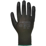 PORTWEST A120 PU PALM GLOVE BLACK S