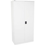 GO STEEL GO SWING DOOR CUPBOARD 4 SHELVES 2000 X 910 X 450MM WHITE SATIN