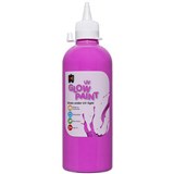 EDUCATIONAL COLOURS UV GLOW PAINT 500ML MAGENTA
