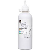 EDUCATIONAL COLOURS UV GLOW PAINT 500ML WHITE