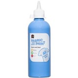 EDUCATIONAL COLOURS FABRIC AND CRAFT PAINT 500ML SKY BLUE