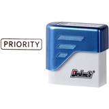 DESKMATE PREINKED MESSAGE STAMP PRIORITY BLACK