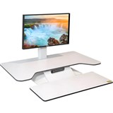 STANDESK PRO MEMORY SITSTAND WORKSTATION 900 X 540MM WHITE