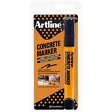 ARTLINE CONCRETE PERMANENT MARKER BULLET 15MM BLACK HANGSELL