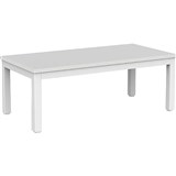 OLG AXIS COFFEE TABLE 1200 X 600MM WHITE FRAME WHITE TOP