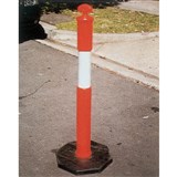 BRADY TTOP TEMPORARY BOLLARD WITH 6KG BASE ORANGE