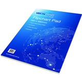 VISIONCHART FLIPCHART PAD 70GSM 40 SHEETS 50 X 890MM WHITE PACK 2