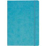COLLINS LEGACY NOTEBOOK RULED 240 PAGE EXPANDABLE INNER POCKET A5 LIGHT BLUE
