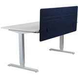 HEDJ FRONT PET DESK MOUNTED SCREEN 1400 X 500MM NAVY BLUE