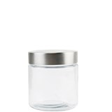 ITALPLAST GLASS FOOD CANISTER 830ML