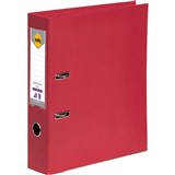 MARBIG LEVER ARCH FILE 75MM FOOLSCAP DEEP RED