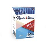 PAPERMATE INKJOY 100 BALLPOINT PENS MEDIUM BLUE BOX 60