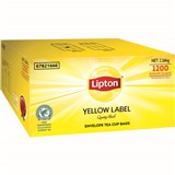 LIPTON YELLOW LABEL ENVELOPE TEA BAGS CARTON 1200