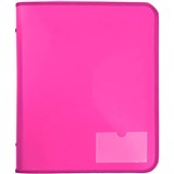 MARBIG ZIPPER BINDER 25MM 2D PINK