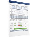 DURABLE DURAFIX RAIL SELFADHESIVE MAGNETIC RAIL A5 210MM DARK BLUE PACK 5