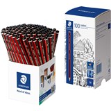 STAEDTLER 110 TRADITION GRAPHITE PENCILS 2B CUP 100