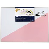 QUARTET GEO WHITEBOARD 580 X 430MM PINK