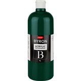 JASART BYRON ACRYLIC PAINT 1 LITRE GREEN DEEP