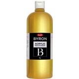 JASART BYRON ACRYLIC PAINT 1 LITRE GOLD