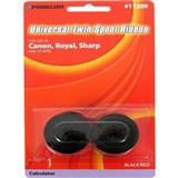 SHARP 11209 UNIVERSAL TWIN SPOOL CALCULATOR RIBBON REDBLACK
