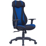 MONZA GAMING CHAIR HIGH BACK ARMS BLUEBLACK