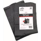 CLEAN WIZ HEAVY DUTY BIN LINER BIODEGRADABLE 82 LITRE BLACK PACK 25