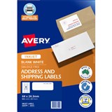 AVERY 936109 J8157 ADDRESS LABELS INKJET 33UP WHITE PACK 25