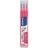 PILOT BLSFR7 FRIXION ERASABLE ROLLERBALL GEL REFILL MEDIUM 07MM PINK PACK 3