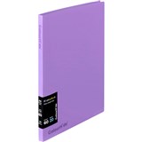 COLOURHIDE DISPLAY BOOK FIXED 20 POCKET A4 PURPLE
