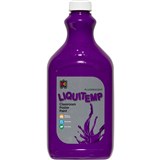 EDUCATIONAL COLOURS LIQUITEMP POSTER PAINT 2 LITRE FLUORESCENT PURPLE