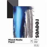 REEVES MIXED MEDIA PAPER 200GSM A5 WHITE 15 SHEETS