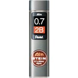 PENTEL C277 AIN STEIN MECHANICAL PENCIL LEAD REFILL 07MM 2B GREY TUBE 40
