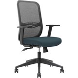 BRINDIS TASK CHAIR HIGH MESH BACK NYLON BASE ARMS DENIM