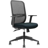 BRINDIS TASK CHAIR HIGH MESH BACK NYLON BASE ARMS NAVY
