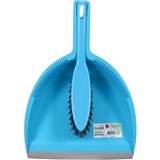 CLEANLINK DUSTPAN AND BRUSH BLUE